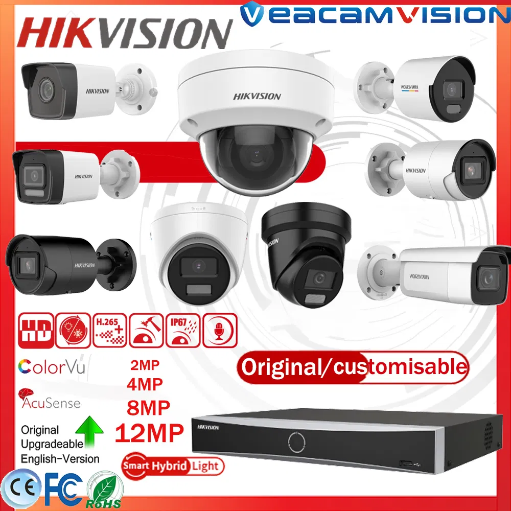 Hikvision 2 MP ColorVu Md 20 Fixed Turret Network Camera Sec