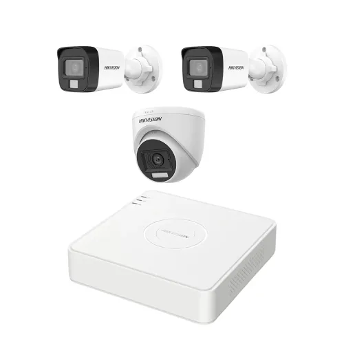 Hikvision IP 2MP 3 CCTV Camera Kit